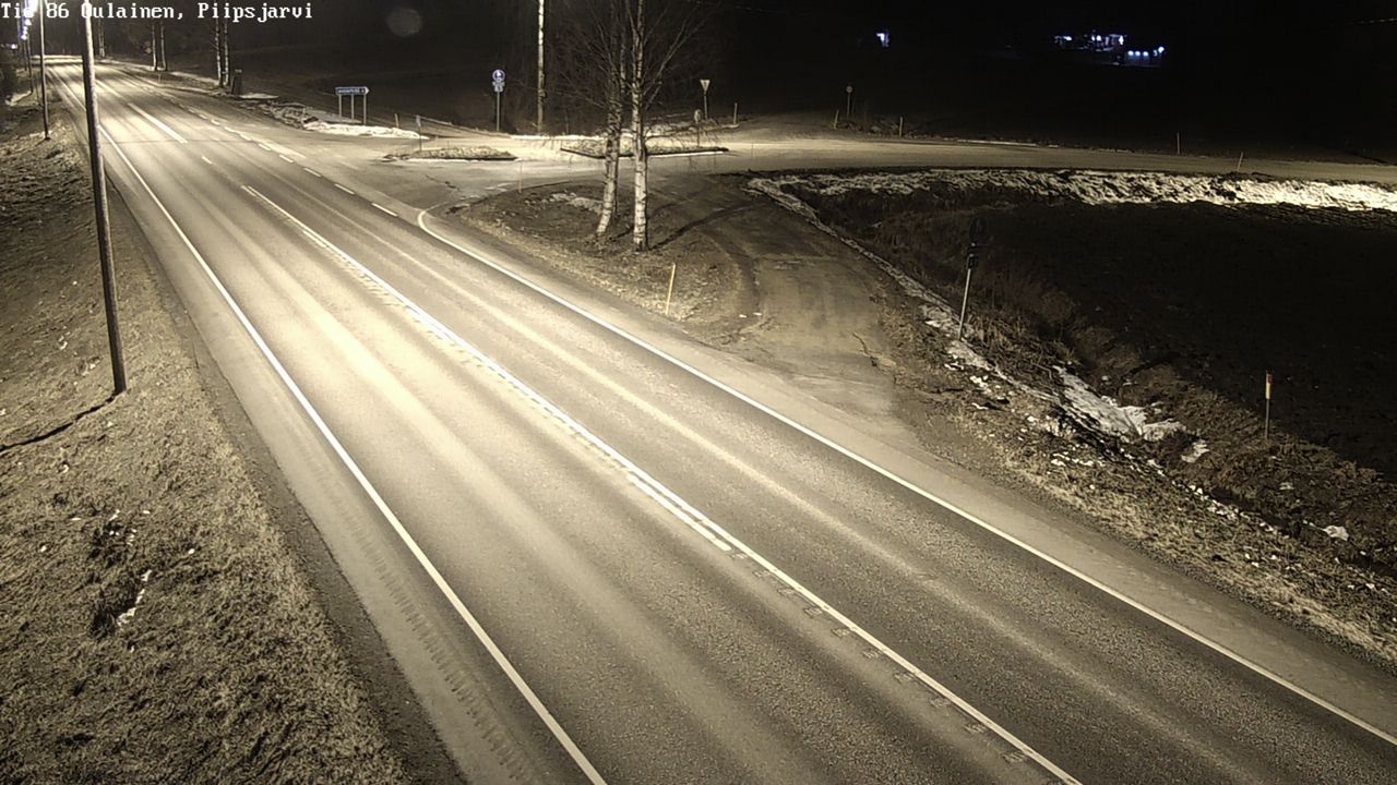 Kelikamerat Kuva Tie 86 Oulainen, Piipsjärvi, Oulainen, Pohjois-Pohjanmaa
