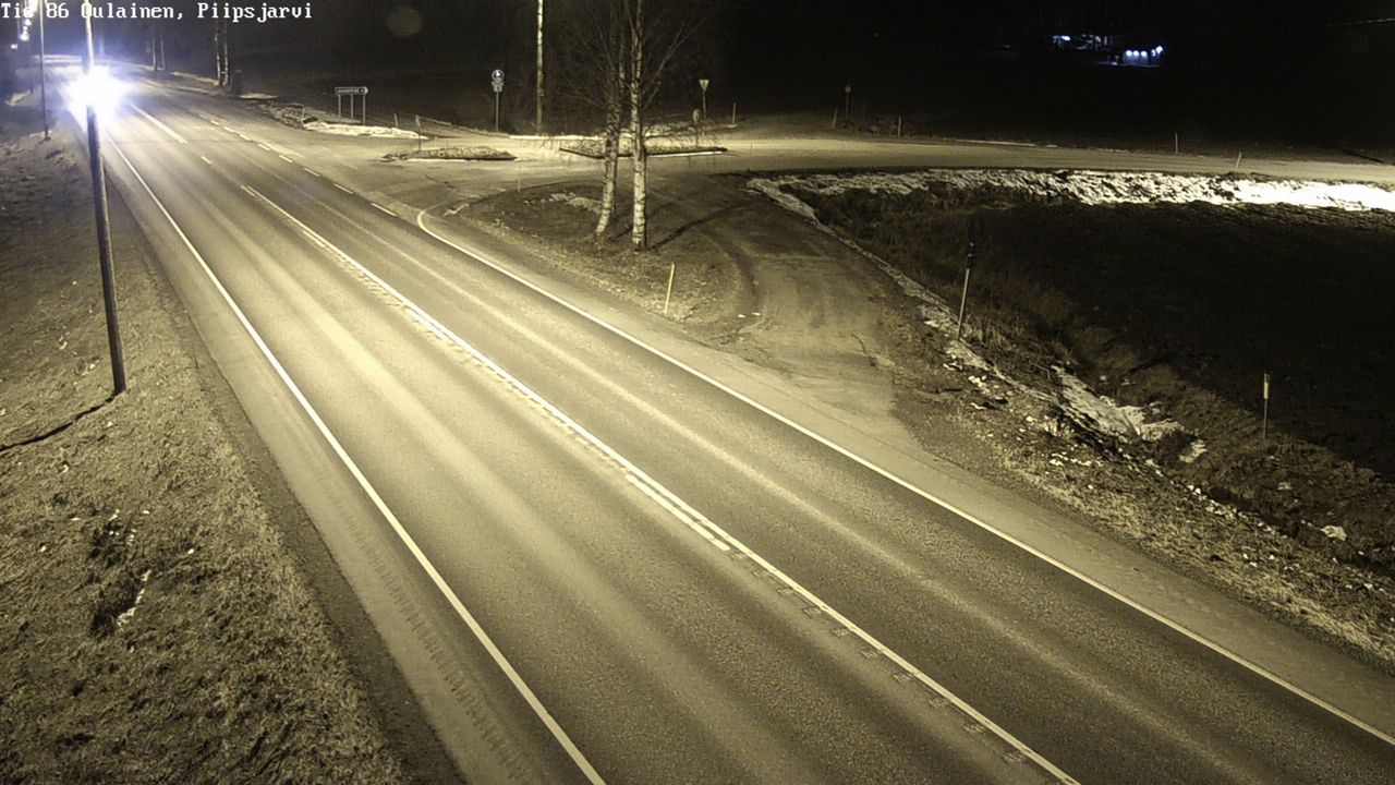 Kelikamerat Kuva Tie 86 Oulainen, Piipsjärvi, Oulainen, Pohjois-Pohjanmaa