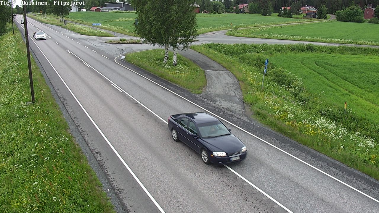 Kelikamerat Kuva Tie 86 Oulainen, Piipsjärvi, Oulainen, Pohjois-Pohjanmaa