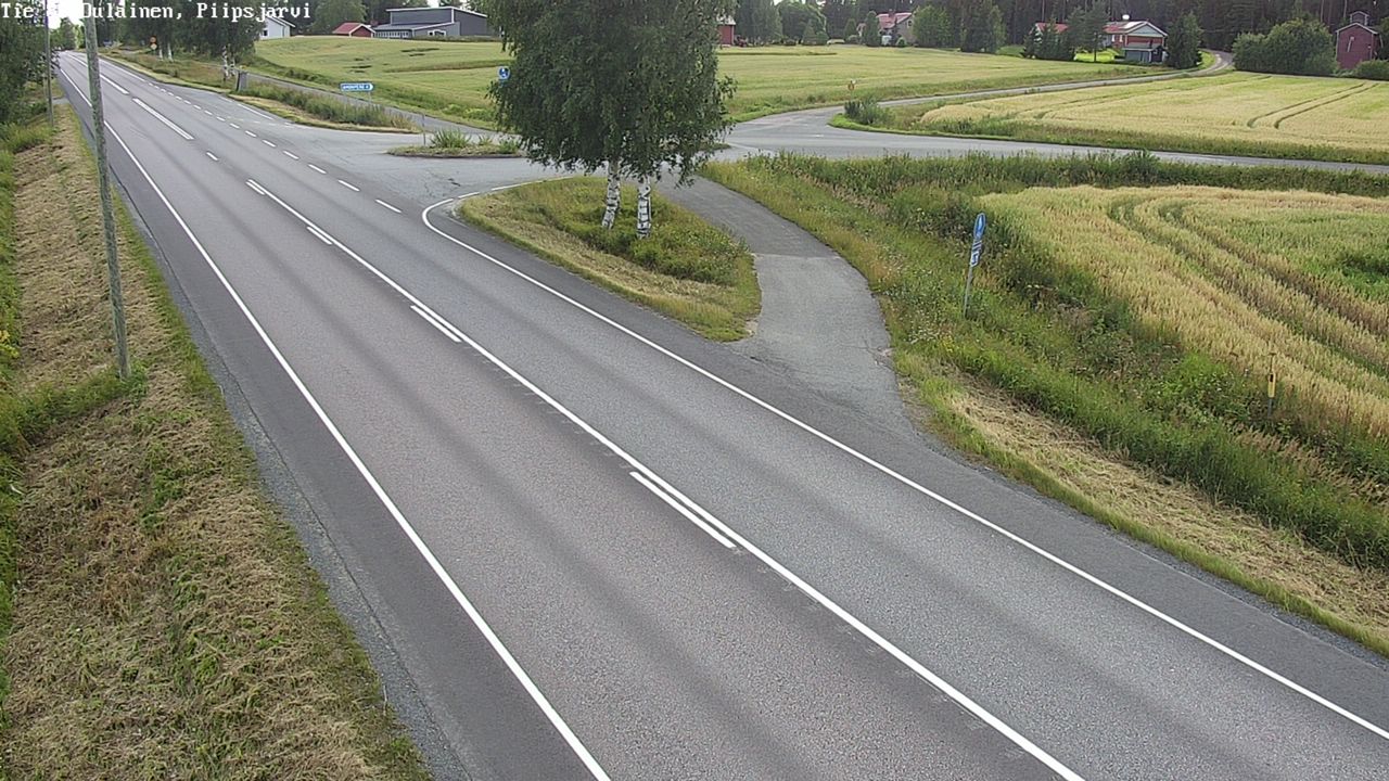 Kelikamerat Kuva Tie 86 Oulainen, Piipsjärvi, Oulainen, Pohjois-Pohjanmaa
