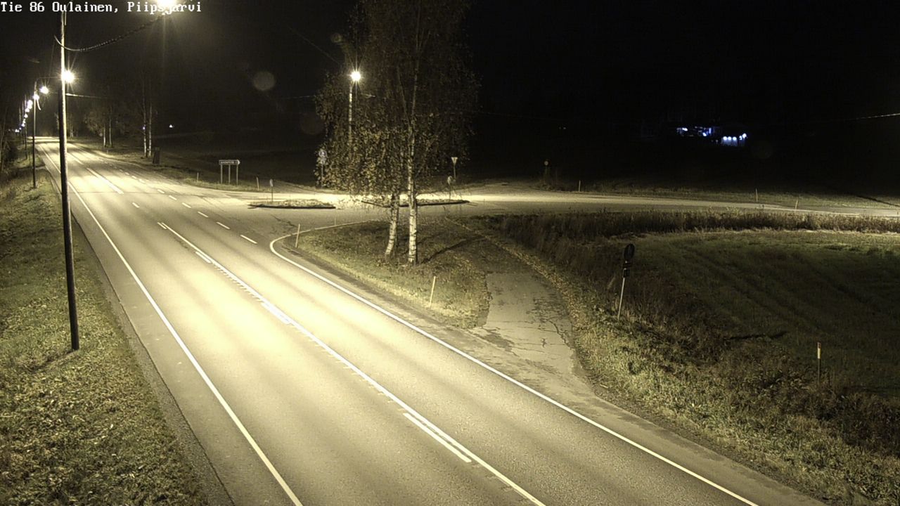 Kelikamerat Kuva Tie 86 Oulainen, Piipsjärvi, Oulainen, Pohjois-Pohjanmaa