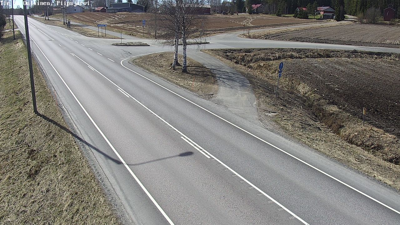 Weather Camera Image Road 86 Oulainen, Piipsjärvi, Oulainen, Pohjois-Pohjanmaa