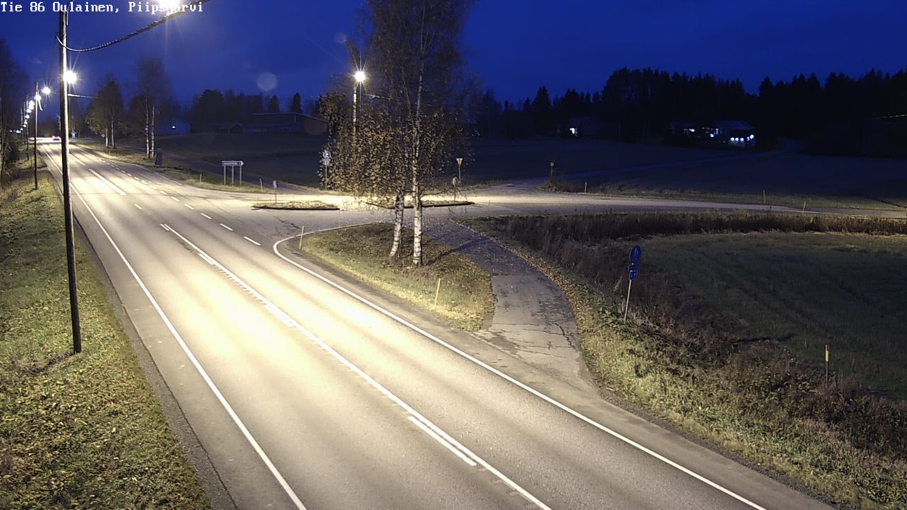 Kelikamerat Kuva Tie 86 Oulainen, Piipsjärvi, Oulainen, Pohjois-Pohjanmaa