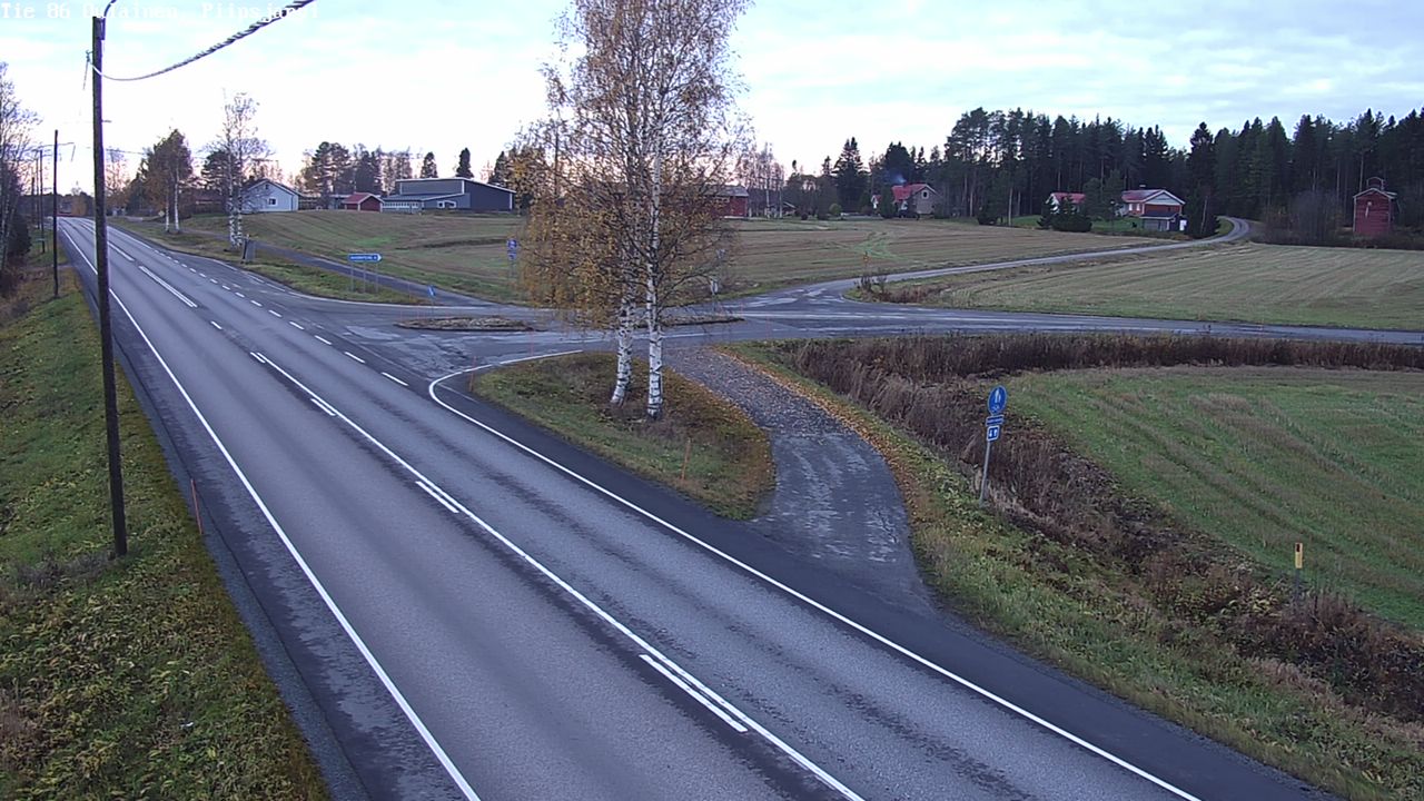 Kelikamerat Kuva Tie 86 Oulainen, Piipsjärvi, Oulainen, Pohjois-Pohjanmaa