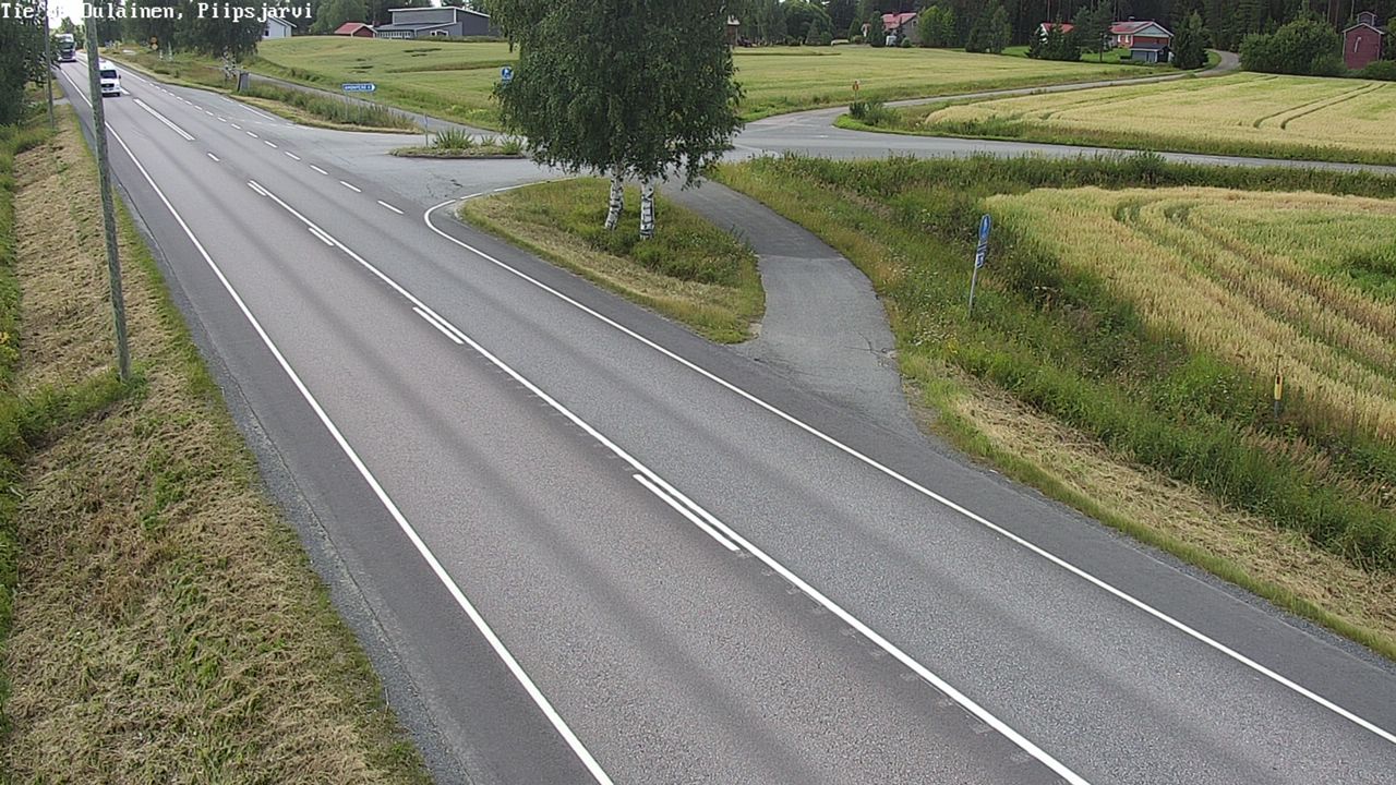 Kelikamerat Kuva Tie 86 Oulainen, Piipsjärvi, Oulainen, Pohjois-Pohjanmaa