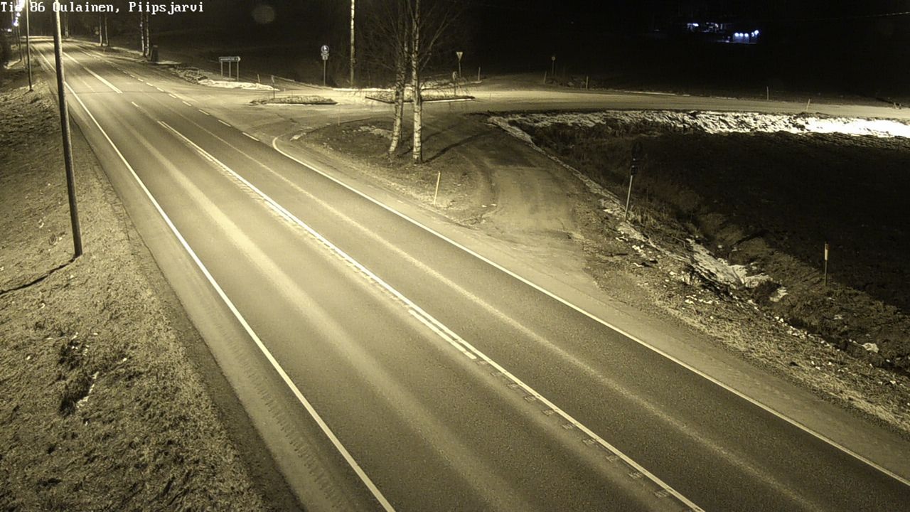 Kelikamerat Kuva Tie 86 Oulainen, Piipsjärvi, Oulainen, Pohjois-Pohjanmaa