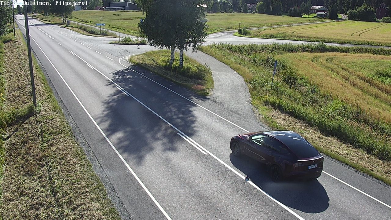 Kelikamerat Kuva Tie 86 Oulainen, Piipsjärvi, Oulainen, Pohjois-Pohjanmaa