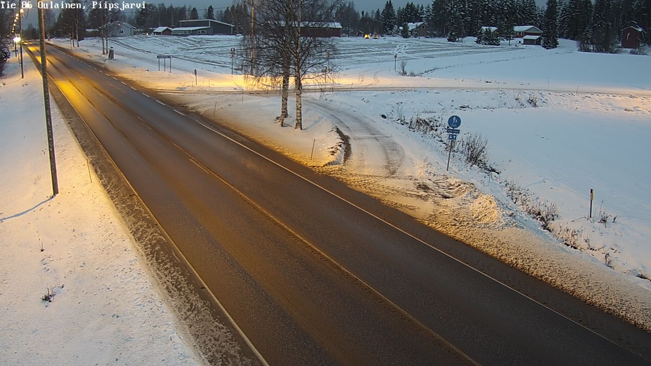 Kelikamerat Kuva Tie 86 Oulainen, Piipsjärvi, Oulainen, Pohjois-Pohjanmaa