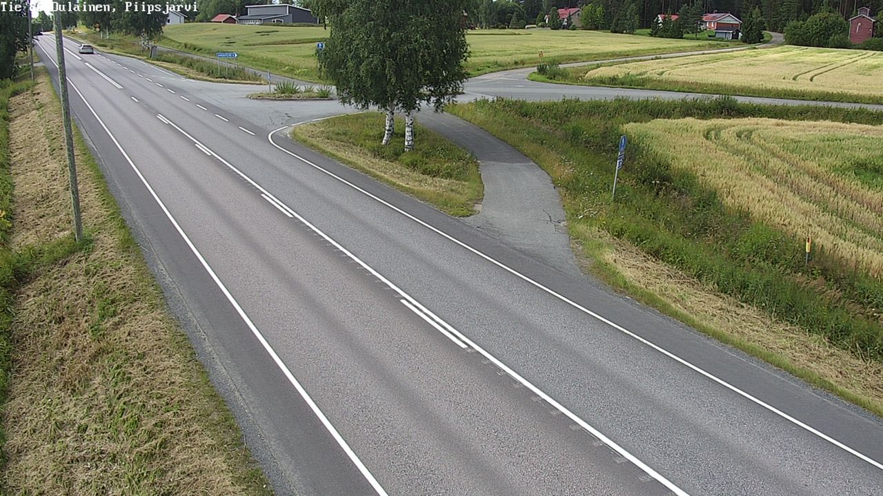Kelikamerat Kuva Tie 86 Oulainen, Piipsjärvi, Oulainen, Pohjois-Pohjanmaa