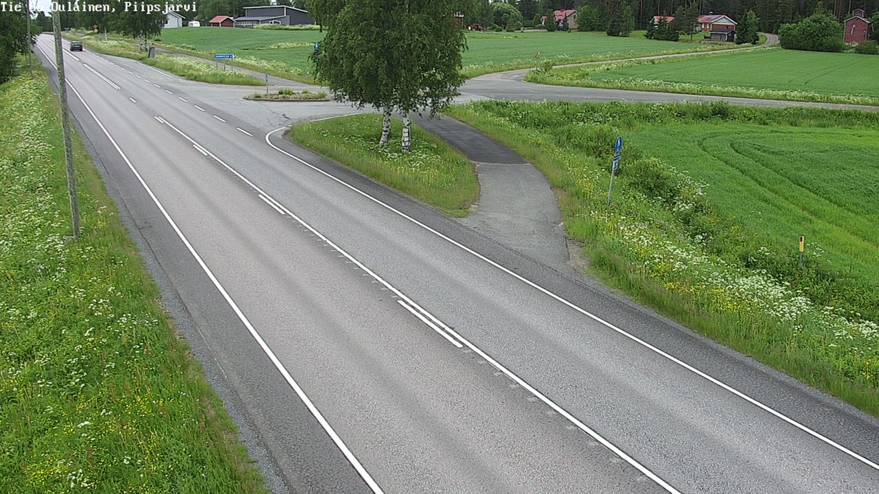 Kelikamerat Kuva Tie 86 Oulainen, Piipsjärvi, Oulainen, Pohjois-Pohjanmaa