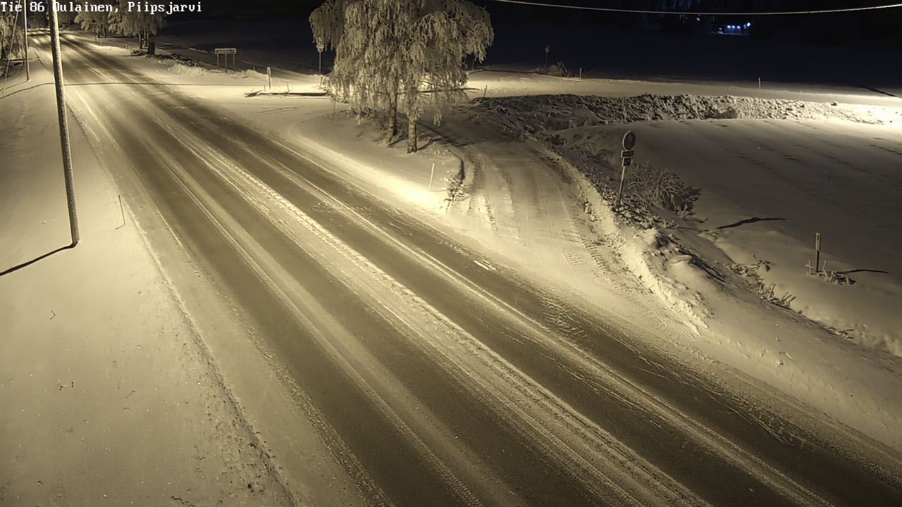 Kelikamerat Kuva Tie 86 Oulainen, Piipsjärvi, Oulainen, Pohjois-Pohjanmaa