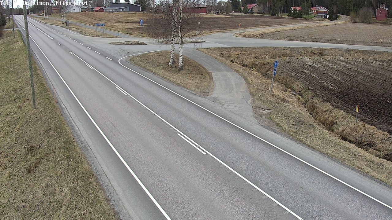 Kelikamerat Kuva Tie 86 Oulainen, Piipsjärvi, Oulainen, Pohjois-Pohjanmaa