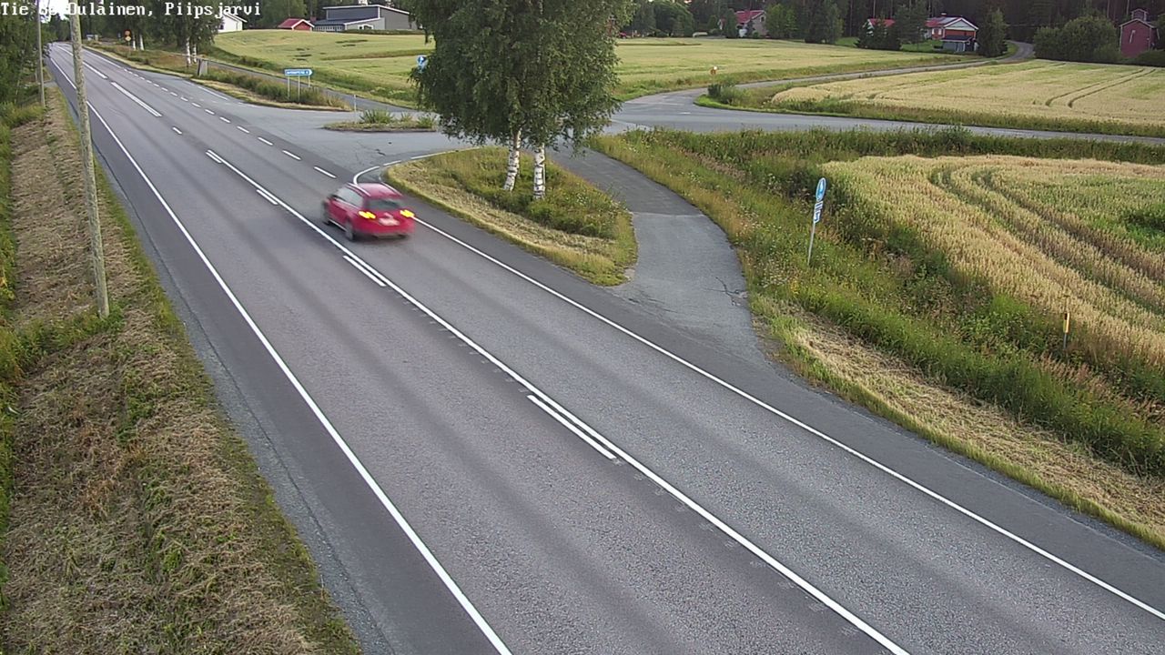 Kelikamerat Kuva Tie 86 Oulainen, Piipsjärvi, Oulainen, Pohjois-Pohjanmaa