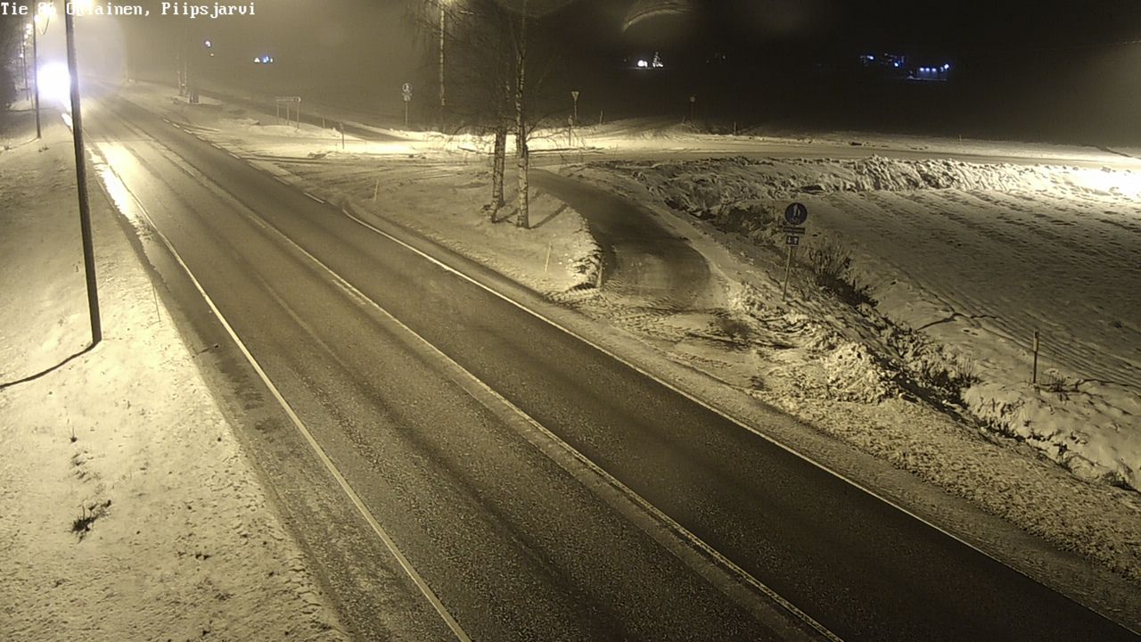 Weather Camera Image Road 86 Oulainen, Piipsjärvi, Oulainen, Pohjois-Pohjanmaa