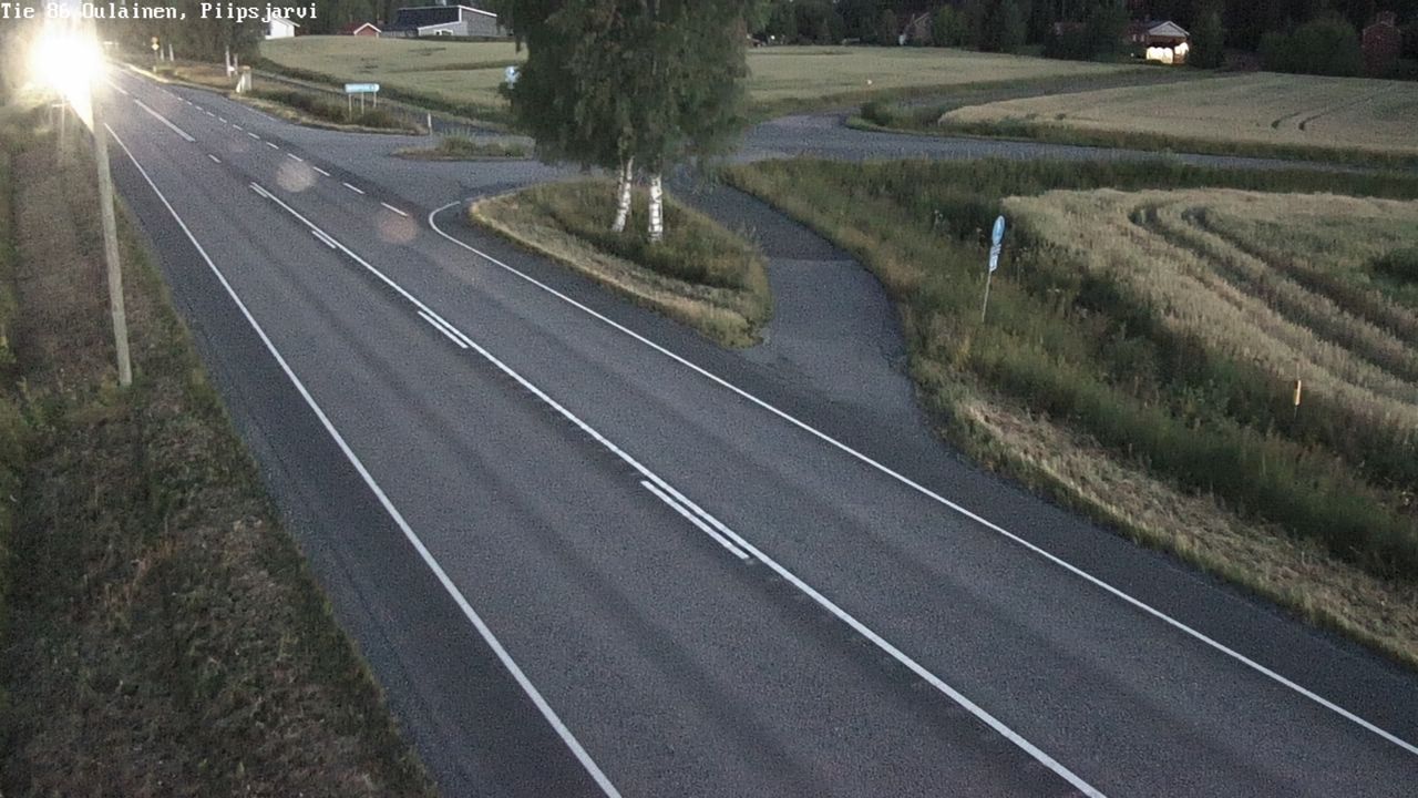 Kelikamerat Kuva Tie 86 Oulainen, Piipsjärvi, Oulainen, Pohjois-Pohjanmaa