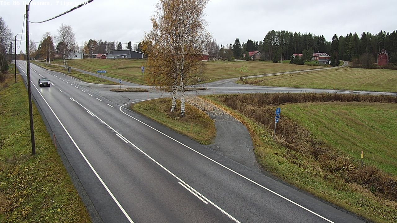 Kelikamerat Kuva Tie 86 Oulainen, Piipsjärvi, Oulainen, Pohjois-Pohjanmaa