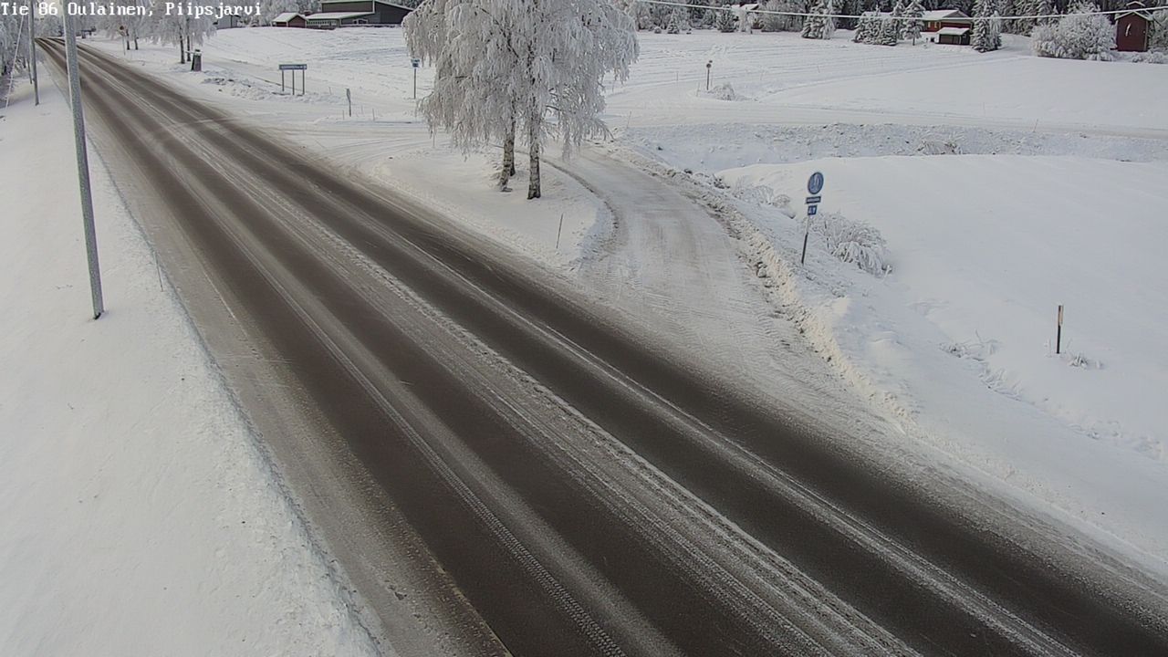 Kelikamerat Kuva Tie 86 Oulainen, Piipsjärvi, Oulainen, Pohjois-Pohjanmaa