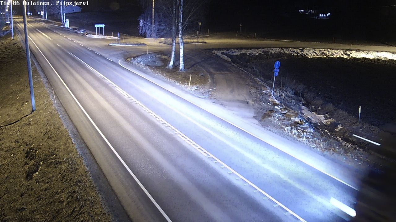 Kelikamerat Kuva Tie 86 Oulainen, Piipsjärvi, Oulainen, Pohjois-Pohjanmaa