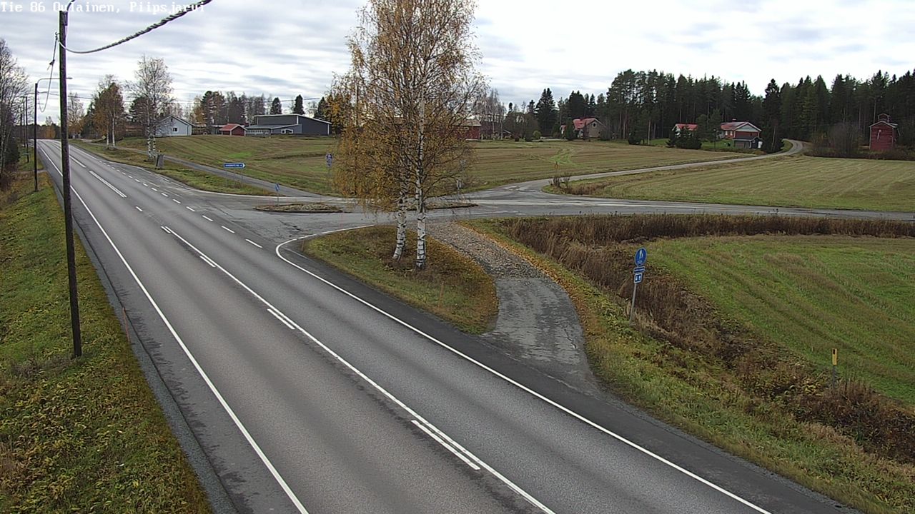Kelikamerat Kuva Tie 86 Oulainen, Piipsjärvi, Oulainen, Pohjois-Pohjanmaa