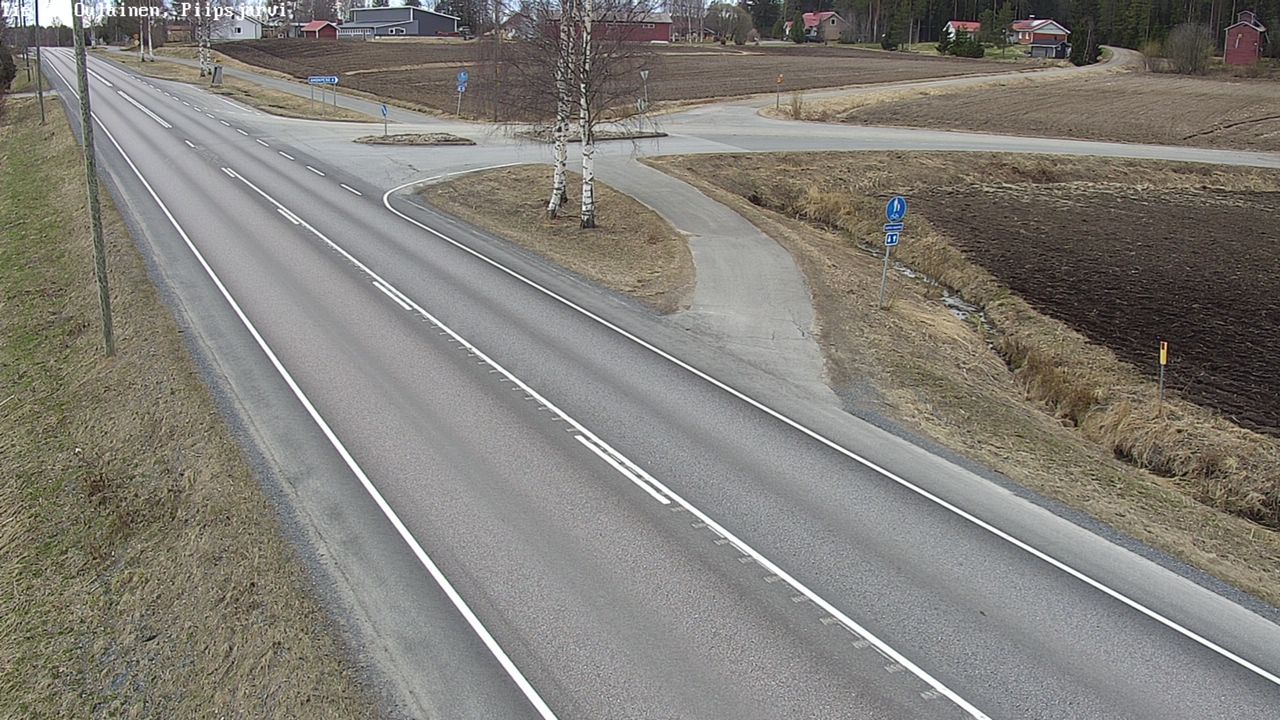 Weather Camera Image Road 86 Oulainen, Piipsjärvi, Oulainen, Pohjois-Pohjanmaa