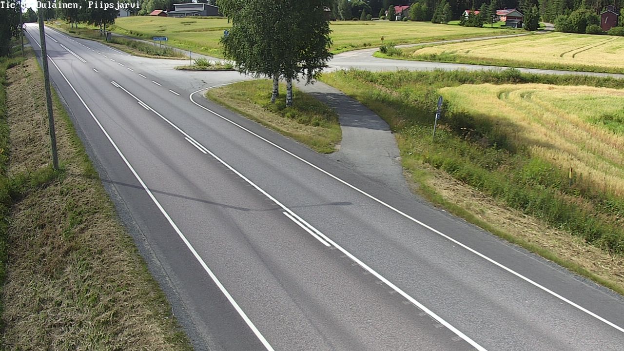Kelikamerat Kuva Tie 86 Oulainen, Piipsjärvi, Oulainen, Pohjois-Pohjanmaa