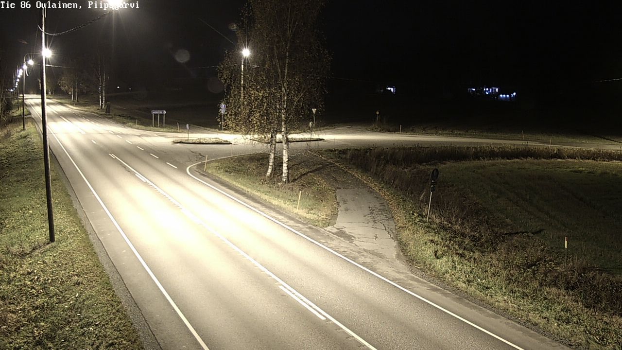 Kelikamerat Kuva Tie 86 Oulainen, Piipsjärvi, Oulainen, Pohjois-Pohjanmaa