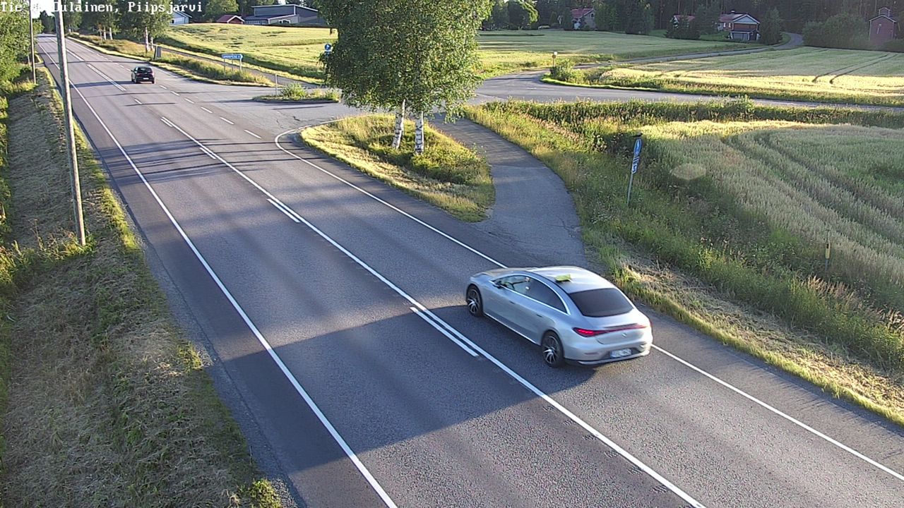 Kelikamerat Kuva Tie 86 Oulainen, Piipsjärvi, Oulainen, Pohjois-Pohjanmaa