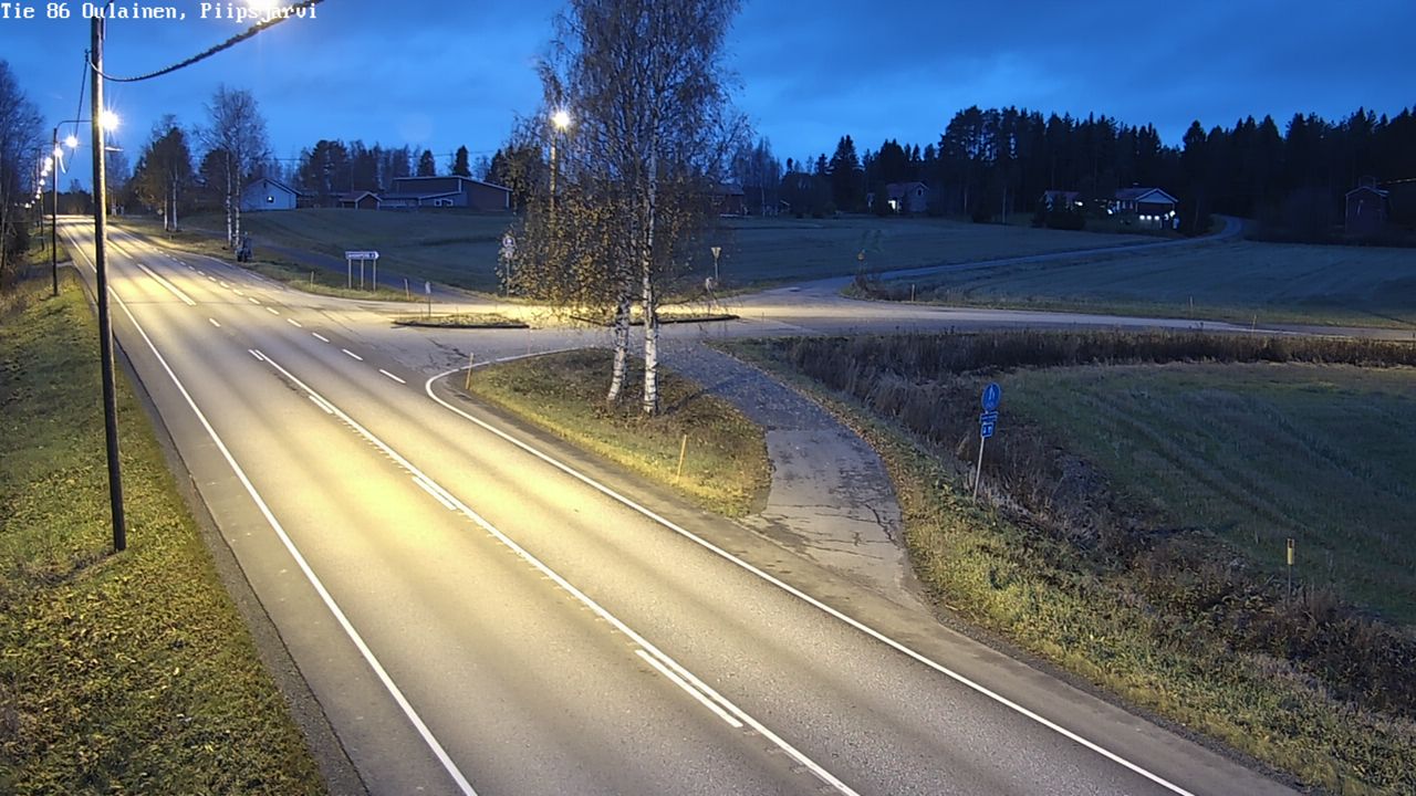 Kelikamerat Kuva Tie 86 Oulainen, Piipsjärvi, Oulainen, Pohjois-Pohjanmaa