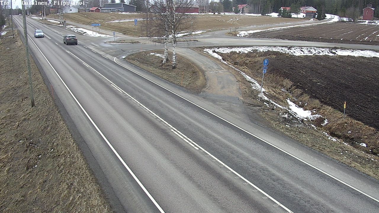 Kelikamerat Kuva Tie 86 Oulainen, Piipsjärvi, Oulainen, Pohjois-Pohjanmaa