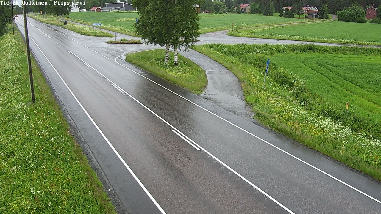 Kelikamerat Kuva Tie 86 Oulainen, Piipsjärvi, Oulainen, Pohjois-Pohjanmaa