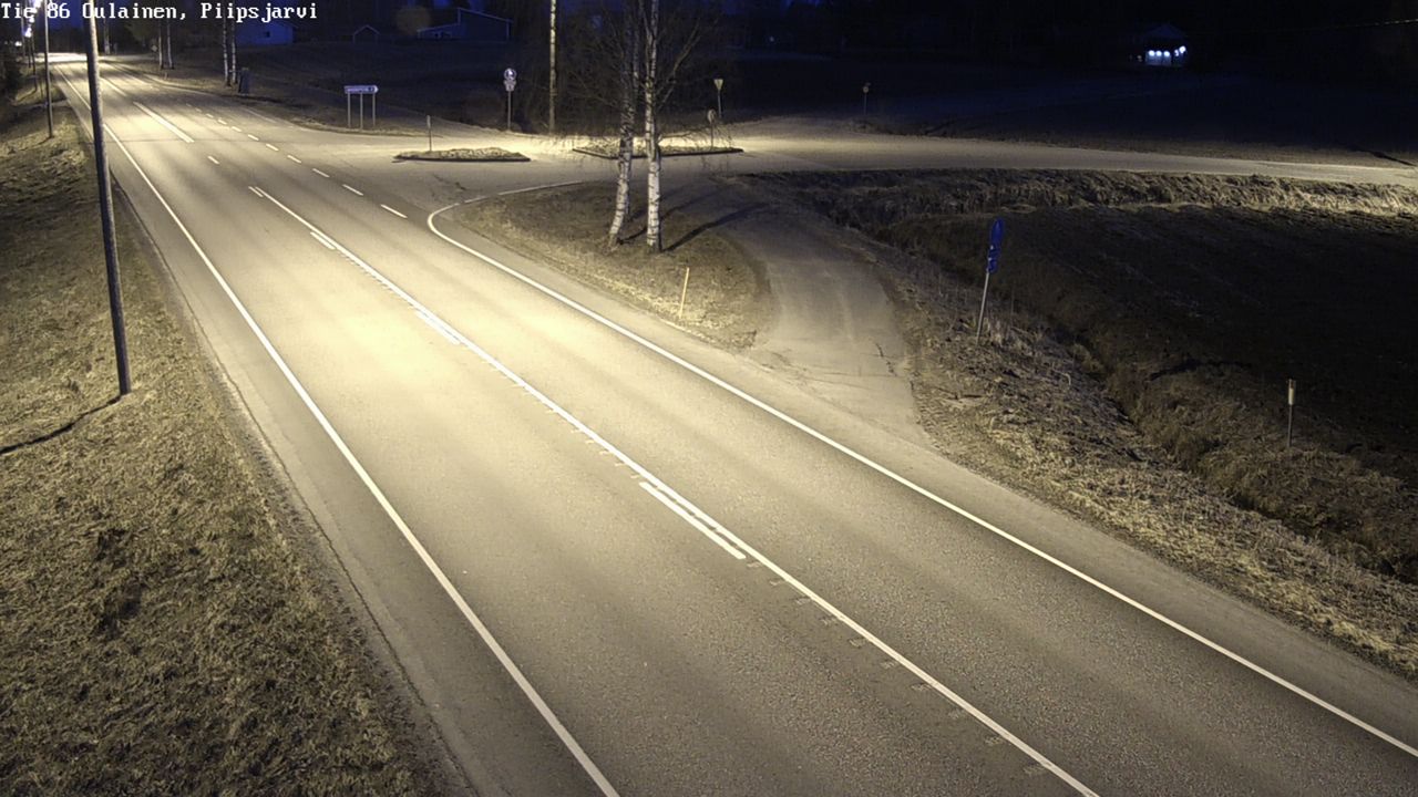 Weather Camera Image Road 86 Oulainen, Piipsjärvi, Oulainen, Pohjois-Pohjanmaa