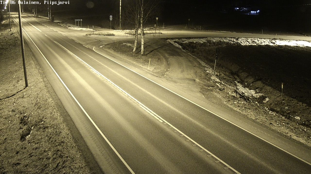 Kelikamerat Kuva Tie 86 Oulainen, Piipsjärvi, Oulainen, Pohjois-Pohjanmaa