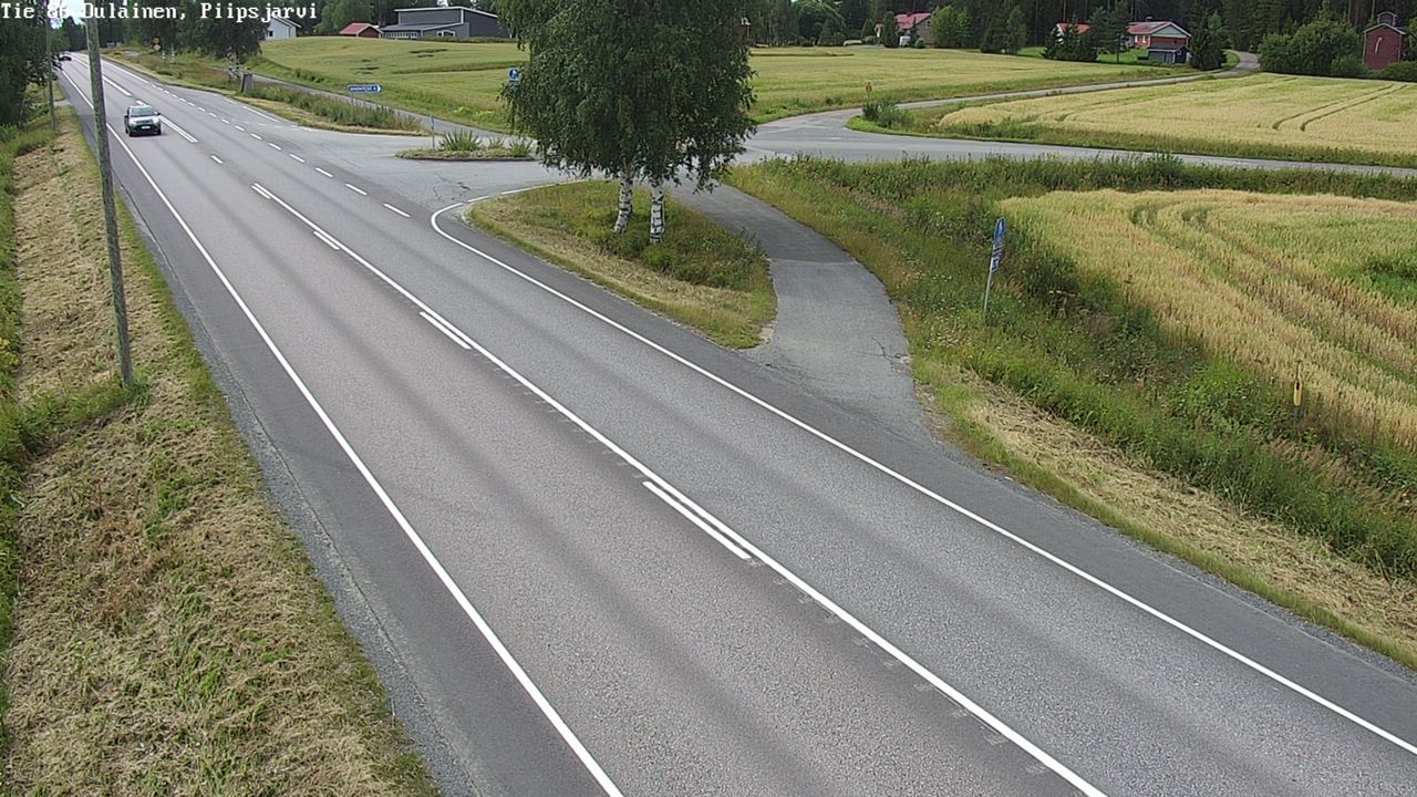 Weather Camera Image Road 86 Oulainen, Piipsjärvi, Oulainen, Pohjois-Pohjanmaa