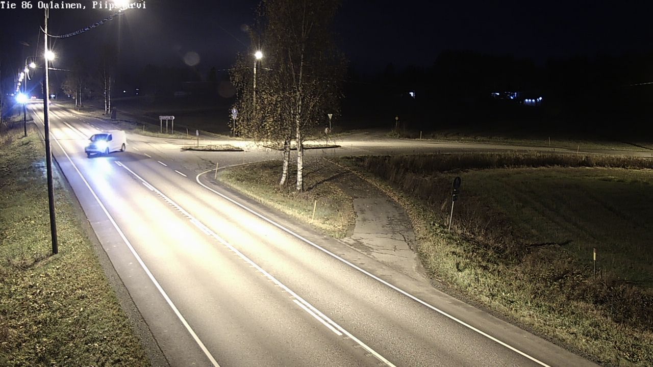 Kelikamerat Kuva Tie 86 Oulainen, Piipsjärvi, Oulainen, Pohjois-Pohjanmaa