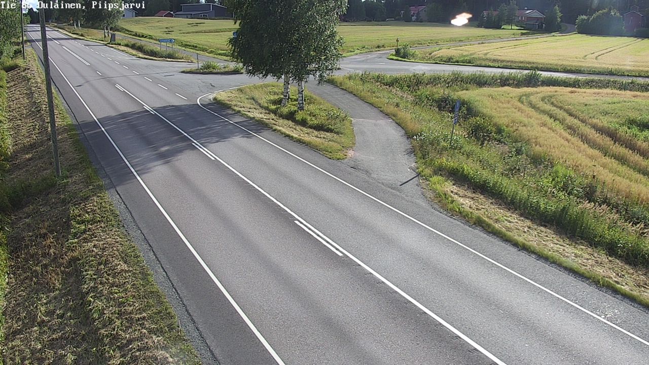 Kelikamerat Kuva Tie 86 Oulainen, Piipsjärvi, Oulainen, Pohjois-Pohjanmaa