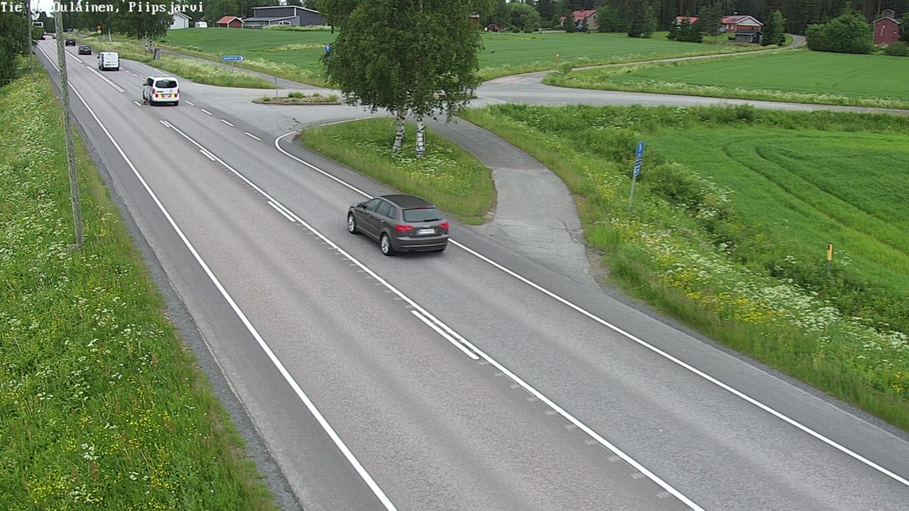 Kelikamerat Kuva Tie 86 Oulainen, Piipsjärvi, Oulainen, Pohjois-Pohjanmaa