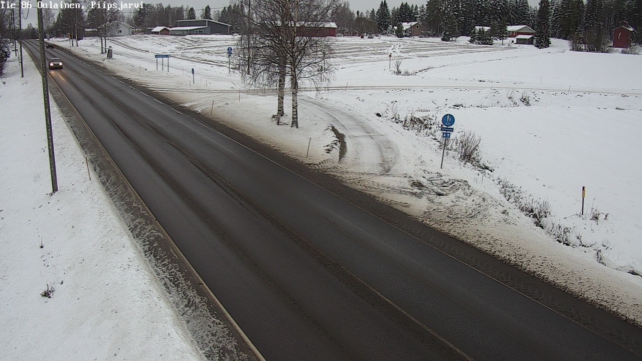 Kelikamerat Kuva Tie 86 Oulainen, Piipsjärvi, Oulainen, Pohjois-Pohjanmaa