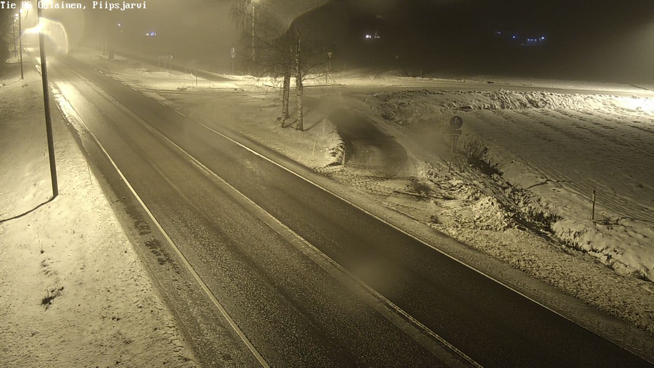 Weather Camera Image Road 86 Oulainen, Piipsjärvi, Oulainen, Pohjois-Pohjanmaa