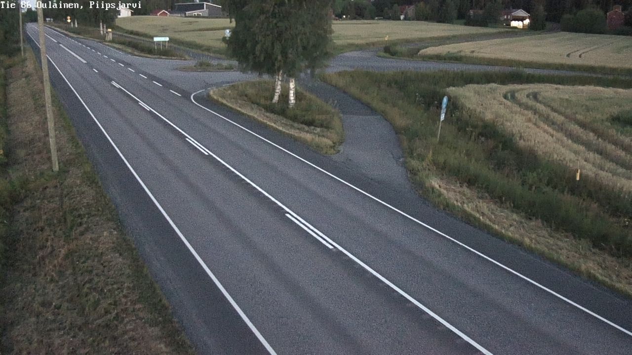 Kelikamerat Kuva Tie 86 Oulainen, Piipsjärvi, Oulainen, Pohjois-Pohjanmaa