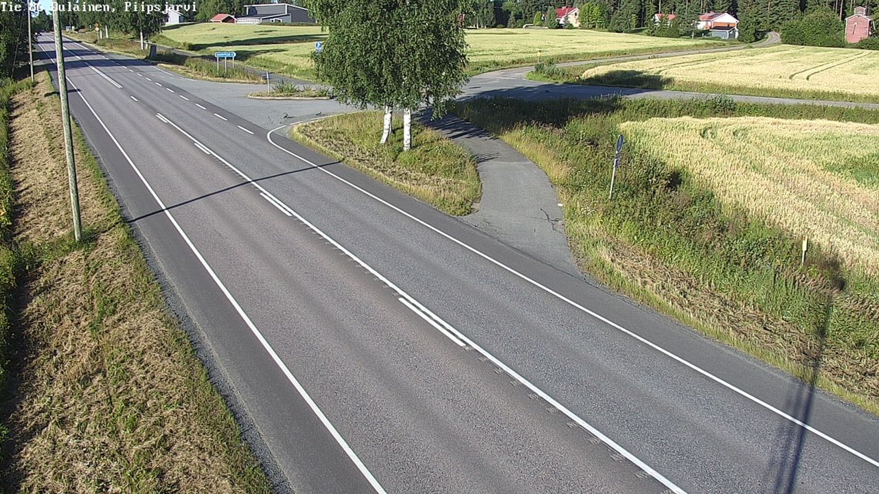 Kelikamerat Kuva Tie 86 Oulainen, Piipsjärvi, Oulainen, Pohjois-Pohjanmaa