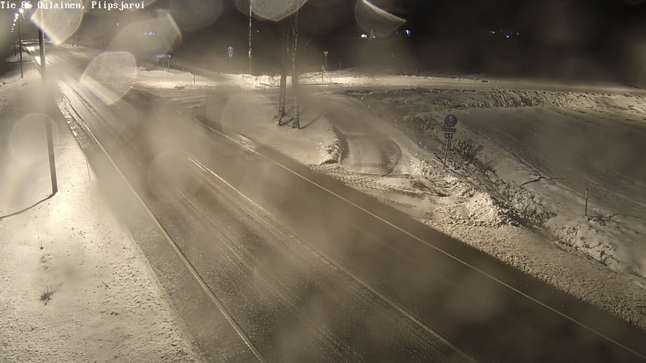 Kelikamerat Kuva Tie 86 Oulainen, Piipsjärvi, Oulainen, Pohjois-Pohjanmaa