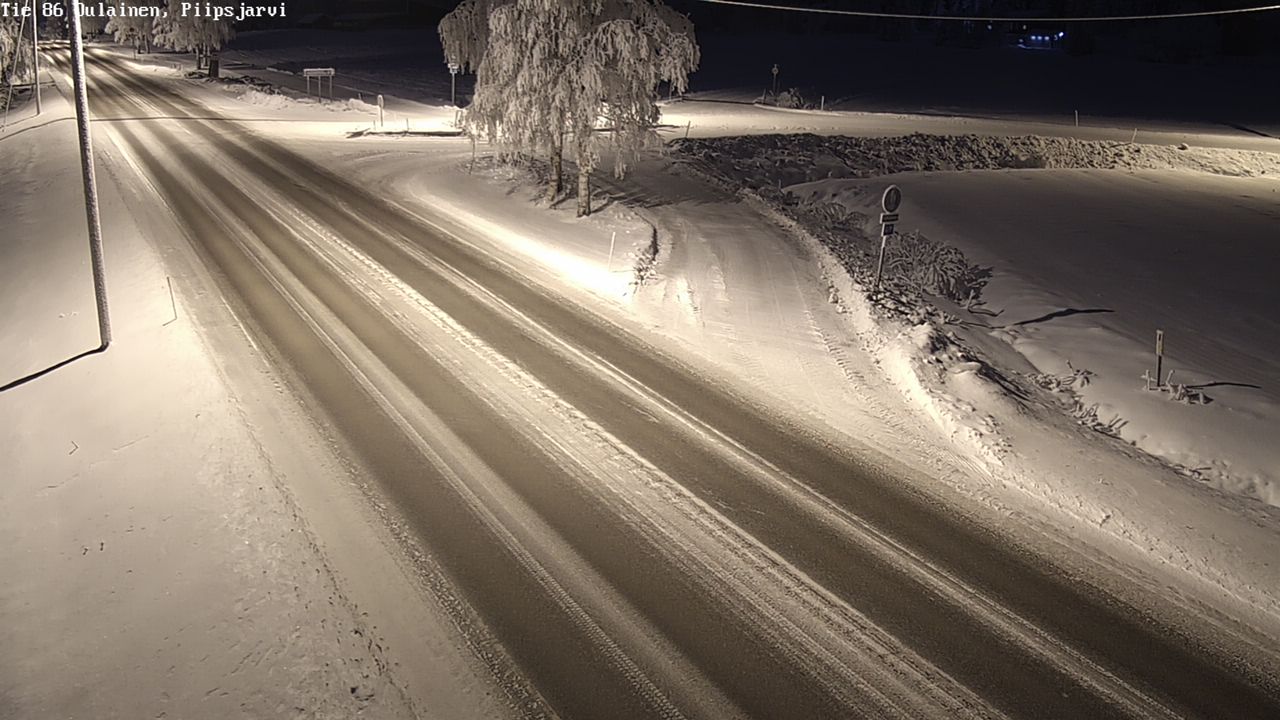 Weather Camera Image Road 86 Oulainen, Piipsjärvi, Oulainen, Pohjois-Pohjanmaa