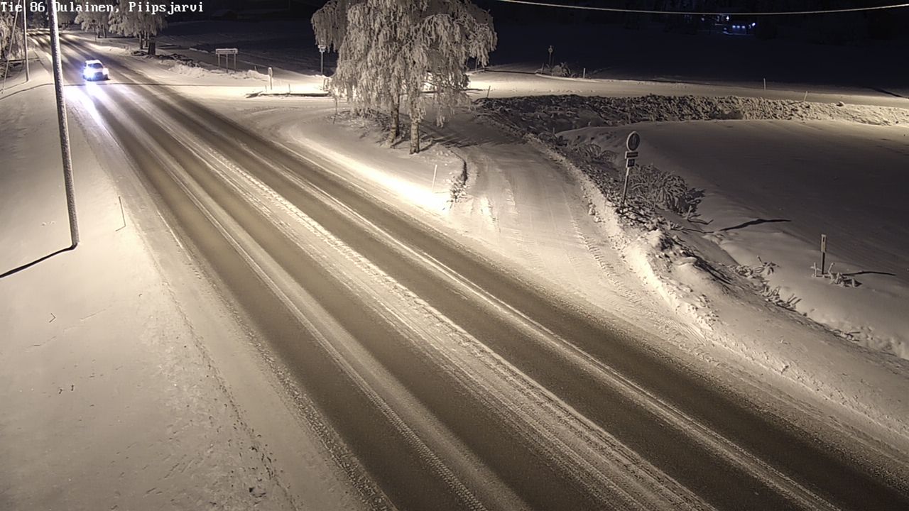 Weather Camera Image Road 86 Oulainen, Piipsjärvi, Oulainen, Pohjois-Pohjanmaa