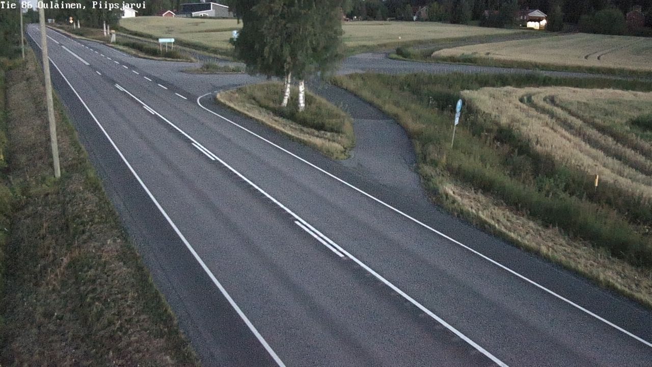 Kelikamerat Kuva Tie 86 Oulainen, Piipsjärvi, Oulainen, Pohjois-Pohjanmaa