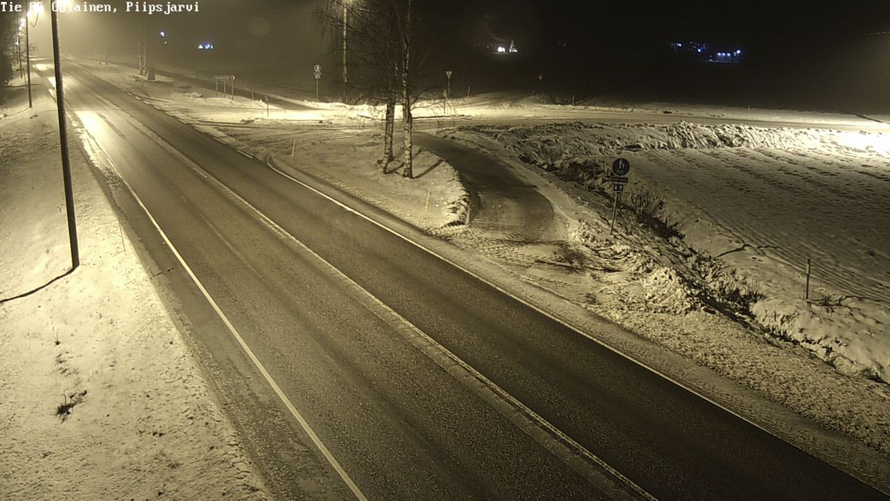 Weather Camera Image Road 86 Oulainen, Piipsjärvi, Oulainen, Pohjois-Pohjanmaa