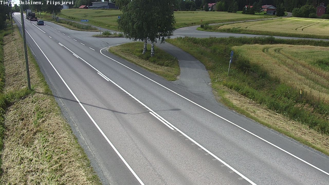 Kelikamerat Kuva Tie 86 Oulainen, Piipsjärvi, Oulainen, Pohjois-Pohjanmaa