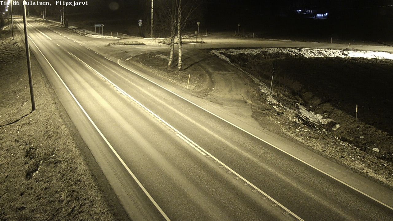 Kelikamerat Kuva Tie 86 Oulainen, Piipsjärvi, Oulainen, Pohjois-Pohjanmaa