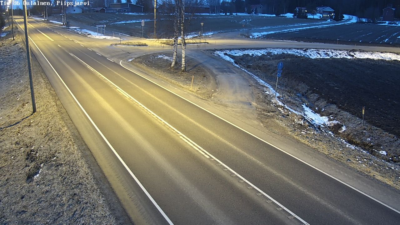 Kelikamerat Kuva Tie 86 Oulainen, Piipsjärvi, Oulainen, Pohjois-Pohjanmaa