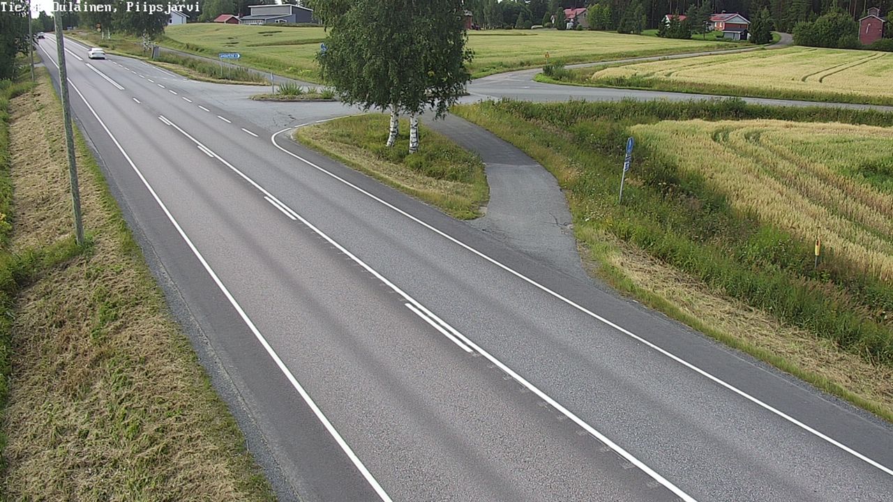 Kelikamerat Kuva Tie 86 Oulainen, Piipsjärvi, Oulainen, Pohjois-Pohjanmaa
