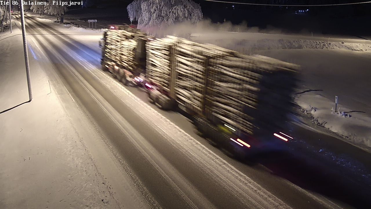 Kelikamerat Kuva Tie 86 Oulainen, Piipsjärvi, Oulainen, Pohjois-Pohjanmaa